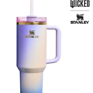 Stanley Ombre Tumbler with Straw - Pink, Gold, Blue
